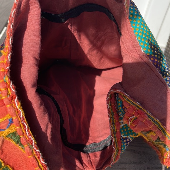 Patchwork mirrored Sea Shell Boho Chic Bag - Picture 9 of 10